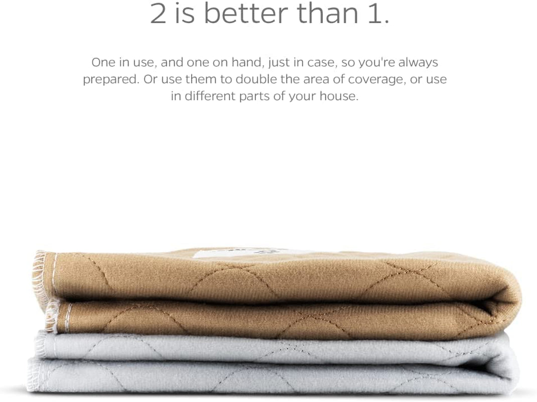 Pawtect® Pads - Premium Washable Dog Pee Pads (2 Pack) - 18"x24" Waterproof Training Pads for Dogs - Perfect for Housebreaking, Whelping, and Everyday Use!