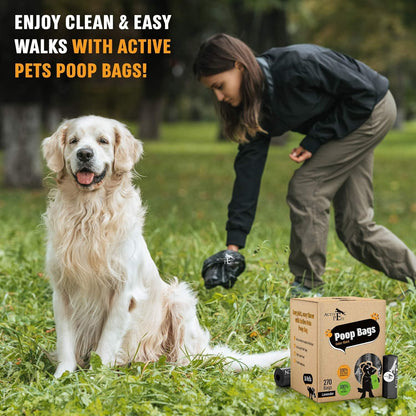 Experience the Ultimate in Poop Disposal with Extra Thick Lavender-Scented Leak-Proof Dog Waste Bags - 270 Count for Hassle-Free Cleanup!