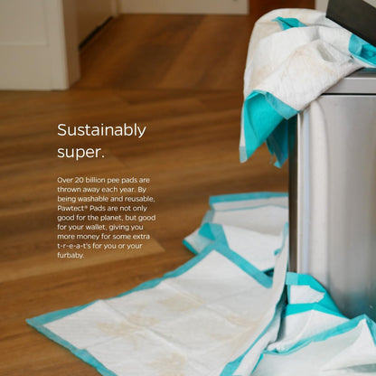 Pawtect® Pads - Premium Washable Dog Pee Pads (2 Pack) - 18"x24" Waterproof Training Pads for Dogs - Perfect for Housebreaking, Whelping, and Everyday Use!